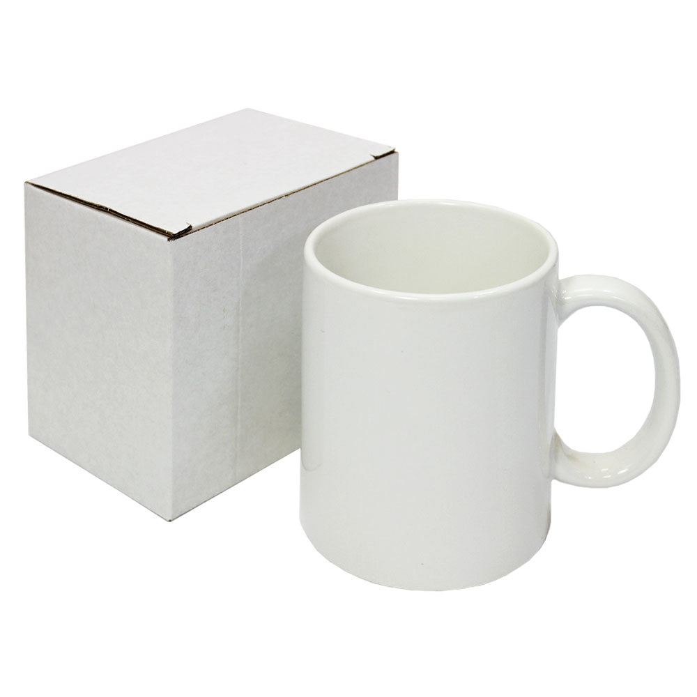 36 Tasses À Sublimation Blanches Avec Boîtes Et Feuilles de Papier de Sublimation