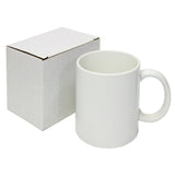 72 Tasses À Sublimation Blanches Avec Boîtes Et Feuilles de Papier de Sublimation