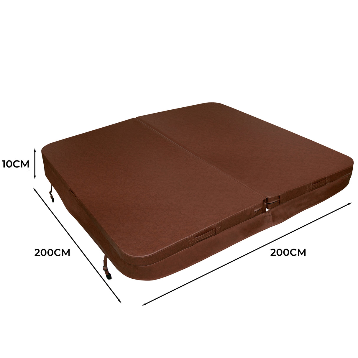 Couverture de Jacuzzi 2m - Marron