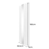 Radiateur Plat avec Miroir - 1800mm x 565mm – Blanc