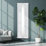 Radiateur Plat avec Miroir - 1800mm x 565mm – Blanc