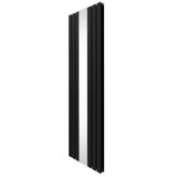 Radiateur Plat avec Miroir - 1800mm x 565mm – Noir