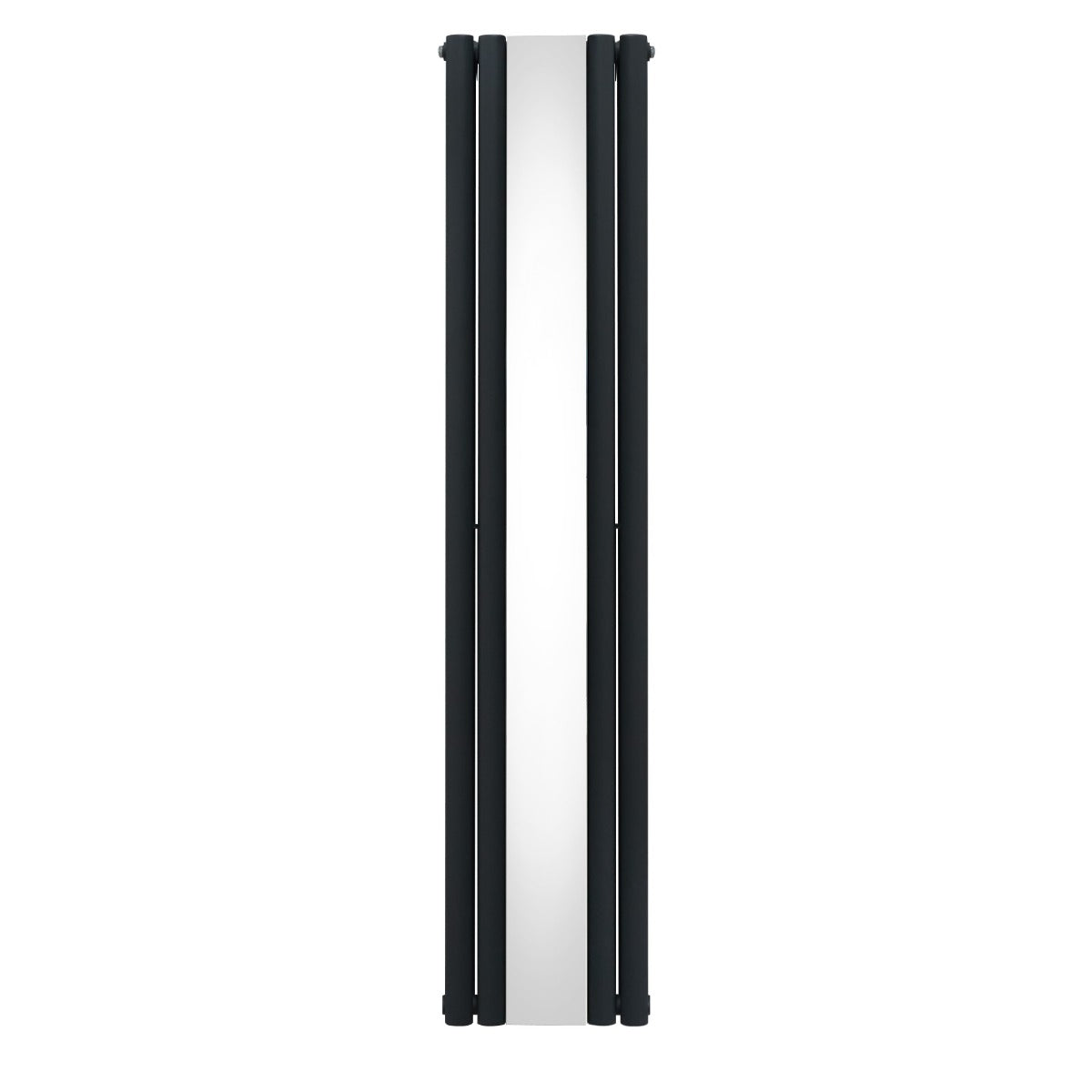 Radiateur à Colonne Ovale avec Miroir - 1800mm x 380mm – Gris Anthracite