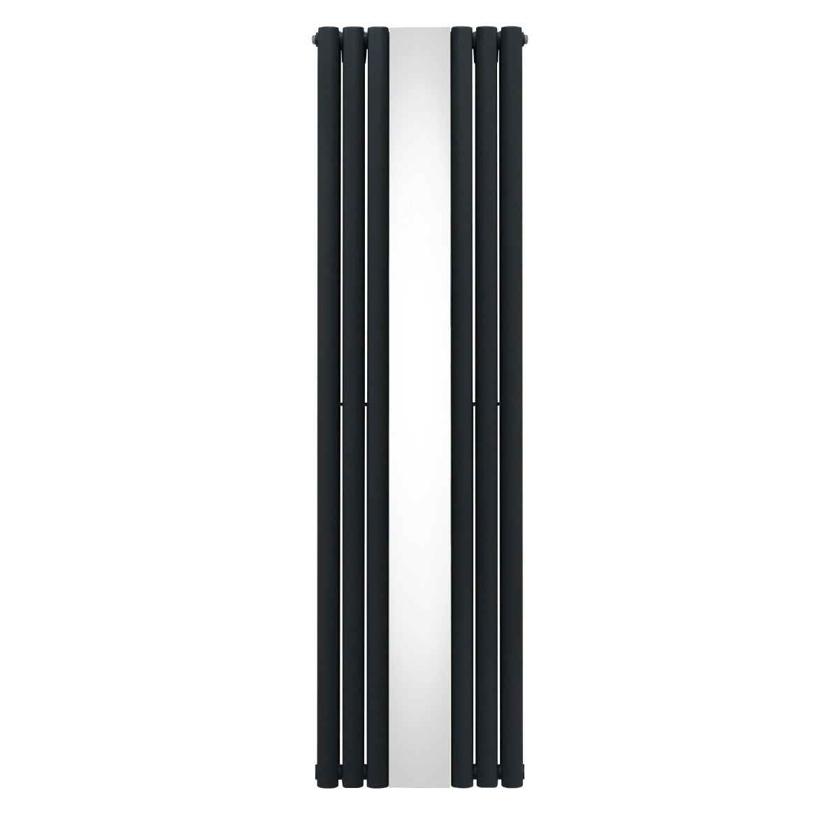 Radiateur à Colonne Ovale avec Miroir - 1800mm x 500mm – Gris Anthracite