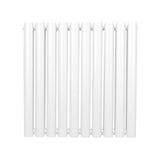 Radiateur à Colonne Ovale - 600mm x 600mm – Blanc