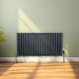 Radiateur à Colonne Ovale - 600mm x 1200mm – Gris Anthracite