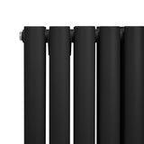 Radiateur à Colonne Ovale - 600mm x 1440mm – Noir