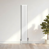 Radiateur à Colonne Ovale - 1600mm x 240mm – Blanc