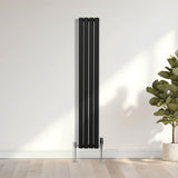 Radiateur à Colonne Ovale - 1600mm x 240mm – Noir