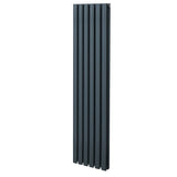 Radiateur à Colonne Ovale - 1600mm x 360mm – Gris Anthracite