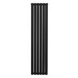 Radiateur à Colonne Ovale - 1600mm x 360mm – Noir