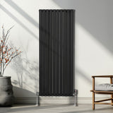 Radiateur à Colonne Ovale - 1600mm x 600mm – Noir