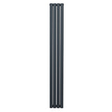 Radiateur à Colonne Ovale - 1800mm x 240mm – Gris Anthracite