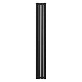 Radiateur à Colonne Ovale - 1800mm x 240mm – Noir