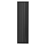 Radiateur à Colonne Ovale - 1800mm x 480mm – Noir