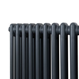 Radiateur Traditionnel à Double Colonne – 600 x 832 mm – Gris Anthracite