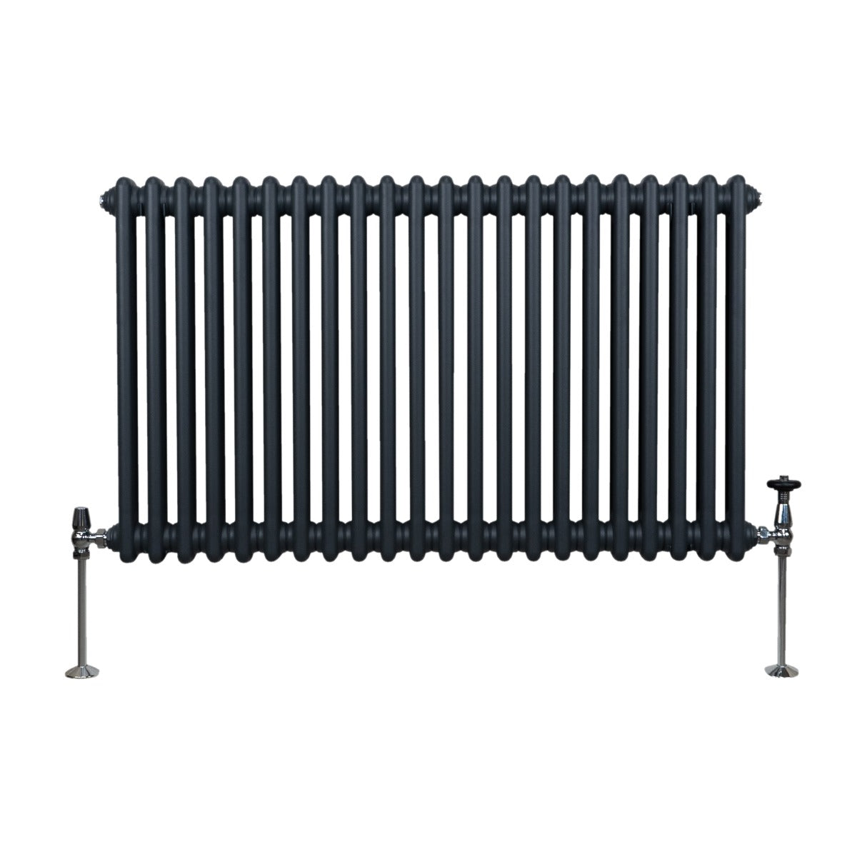 Radiateur Traditionnel à Double Colonne – 600 x 1012 mm – Gris Anthracite