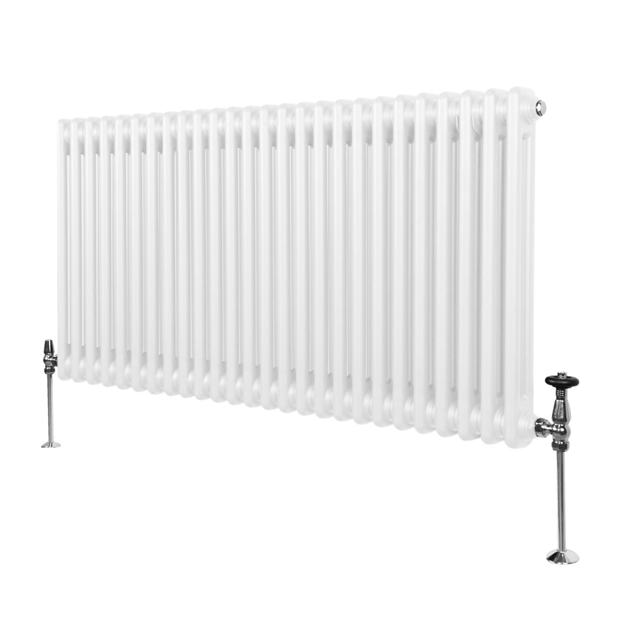 Radiateur Traditionnel à Double Colonne – 600 x 1192 mm – Blanc