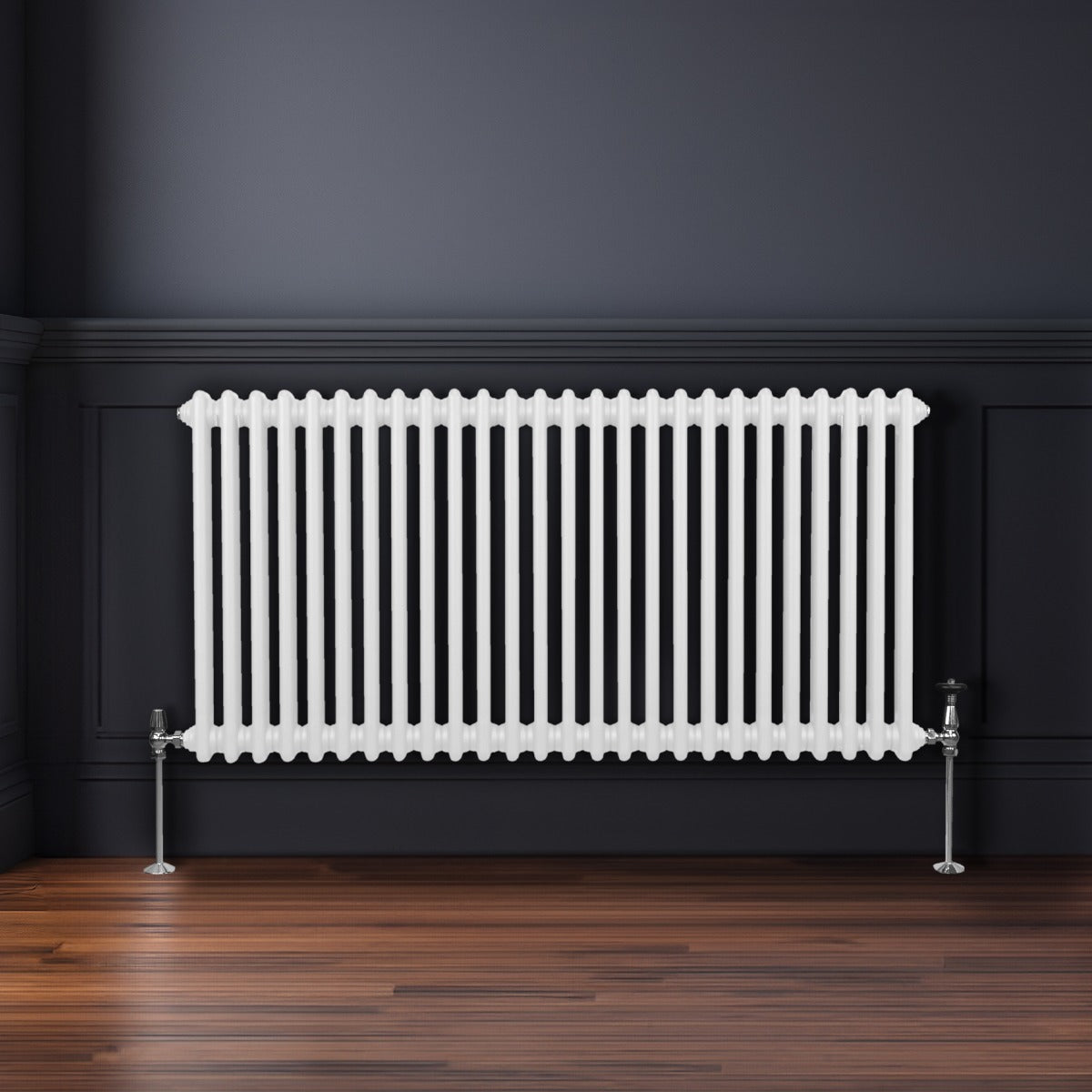 Radiateur Traditionnel à Double Colonne – 600 x 1192 mm – Blanc