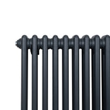 Radiateur Traditionnel à Double Colonne – 600 x 1462 mm – Gris Anthracite