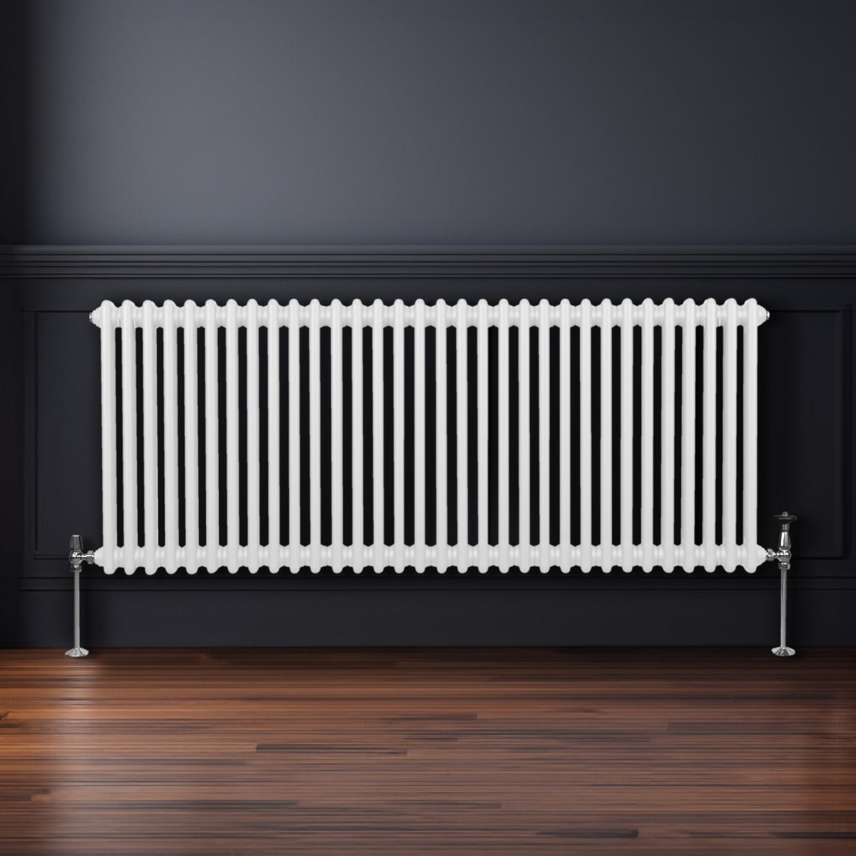 Radiateur Traditionnel à Double Colonne – 600 x 1462 mm – Blanc