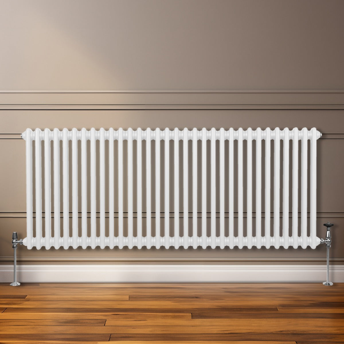 Radiateur Traditionnel à Double Colonne – 600 x 1462 mm – Blanc