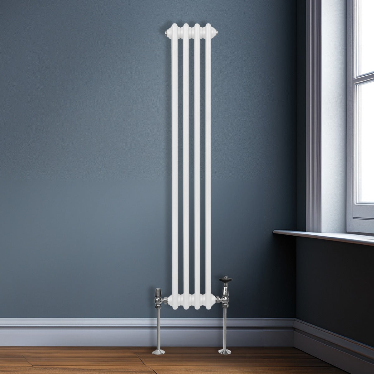 Radiateur Traditionnel à Double Colonne – 1500 x 202 mm – Blanc