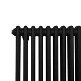 Radiateur Traditionnel à Double Colonne – 1500 x 202 mm – Noir