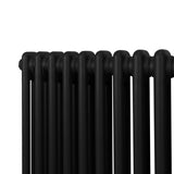 Radiateur Traditionnel à Double Colonne – 1500 x 202 mm – Noir