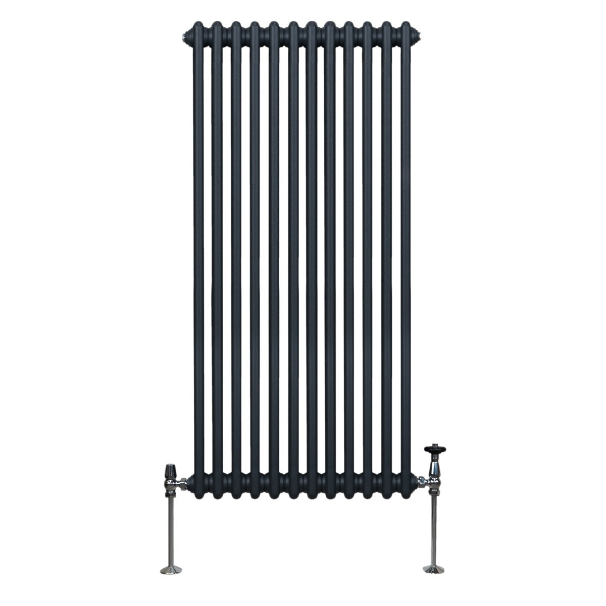 Radiateur Traditionnel à Double Colonne – 1500 x 562 mm – Gris Anthracite