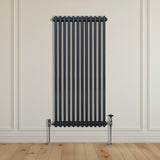 Radiateur Traditionnel à Double Colonne – 1500 x 562 mm – Gris Anthracite