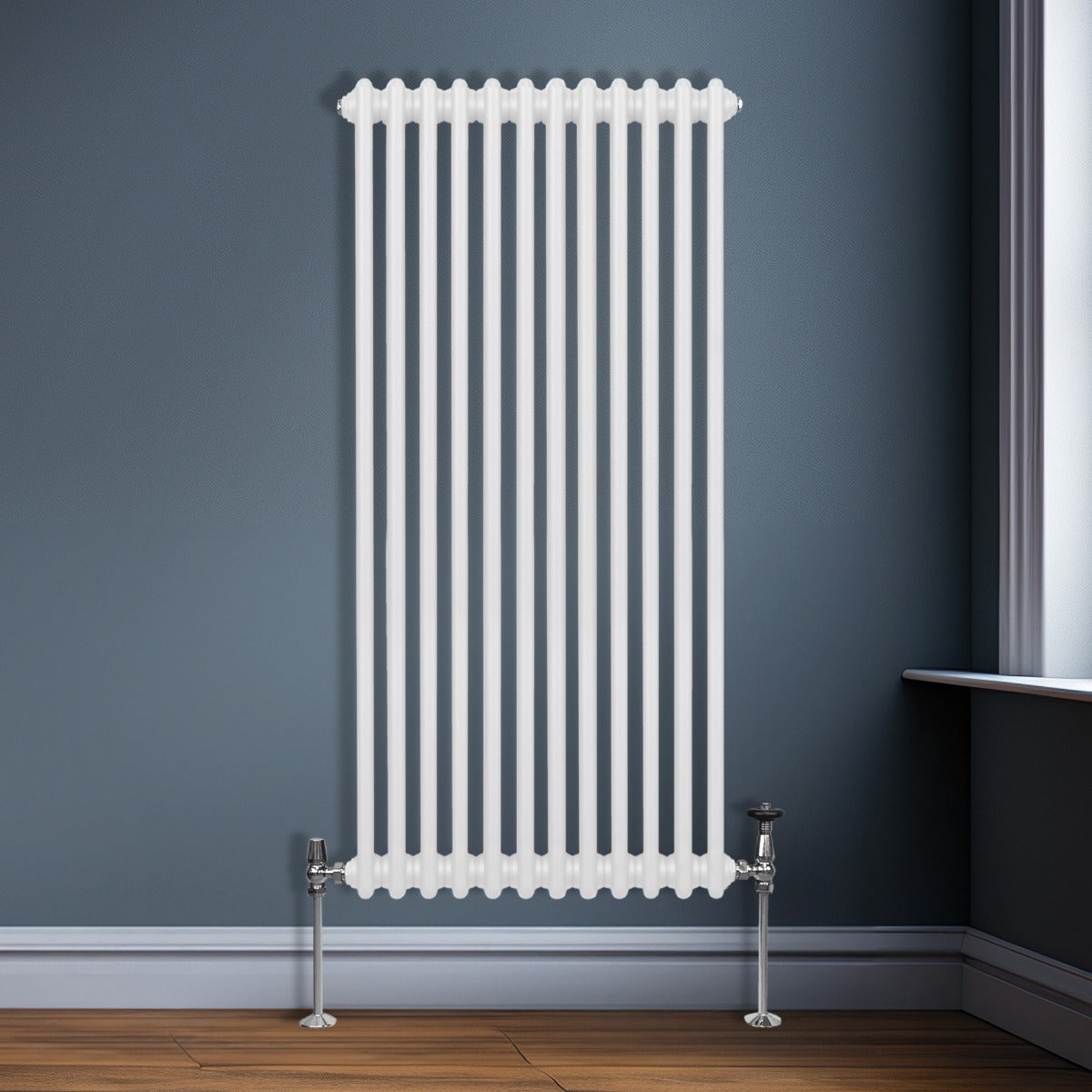 Radiateur Traditionnel à Double Colonne – 1500 x 562 mm – Blanc