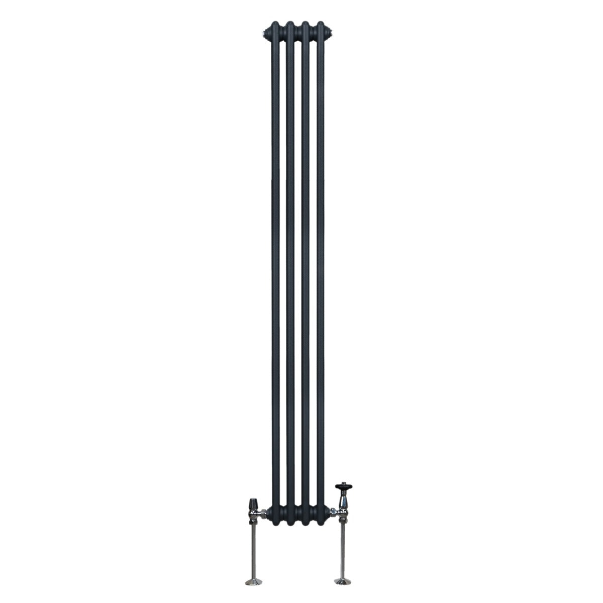 Radiateur Traditionnel à Double Colonne – 1800 x 202 mm – Gris Anthracite