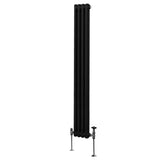 Radiateur Traditionnel à Double Colonne – 1800 x 202 mm – Noir