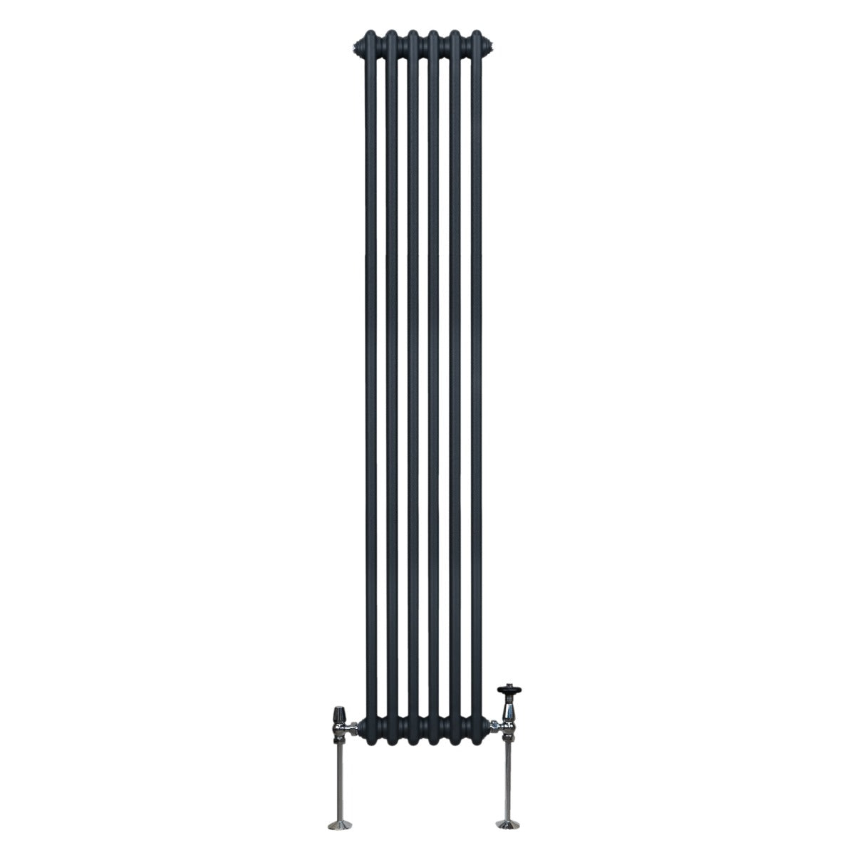 Radiateur Traditionnel à Double Colonne – 1800 x 292 mm – Gris Anthracite