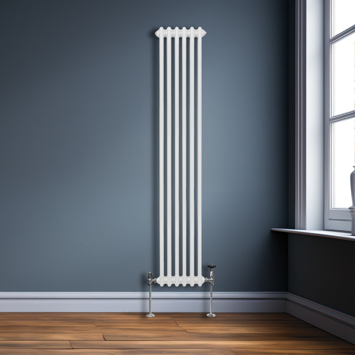 Radiateur Traditionnel à Double Colonne – 1800 x 292 mm – Blanc