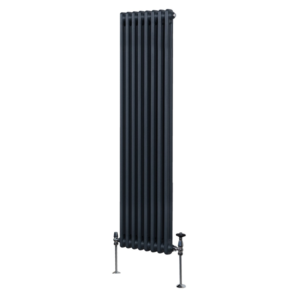 Radiateur Traditionnel à Double Colonne – 1800 x 382 mm – Gris Anthracite