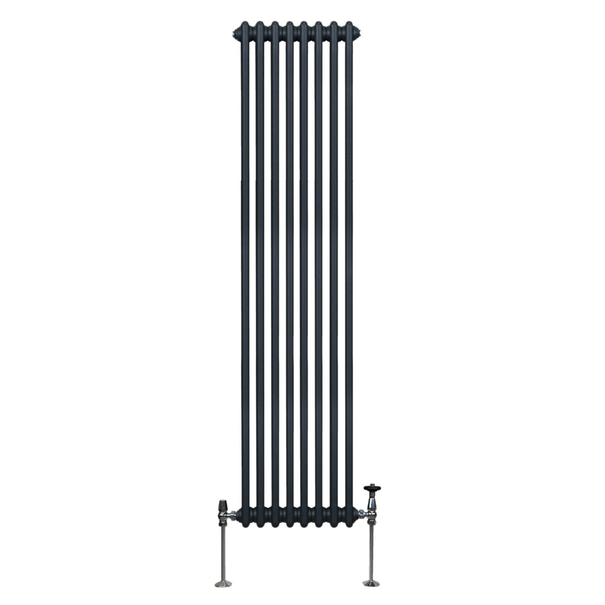 Radiateur Traditionnel à Double Colonne – 1800 x 382 mm – Gris Anthracite