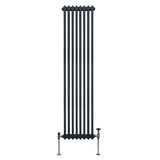 Radiateur Traditionnel à Double Colonne – 1800 x 382 mm – Gris Anthracite