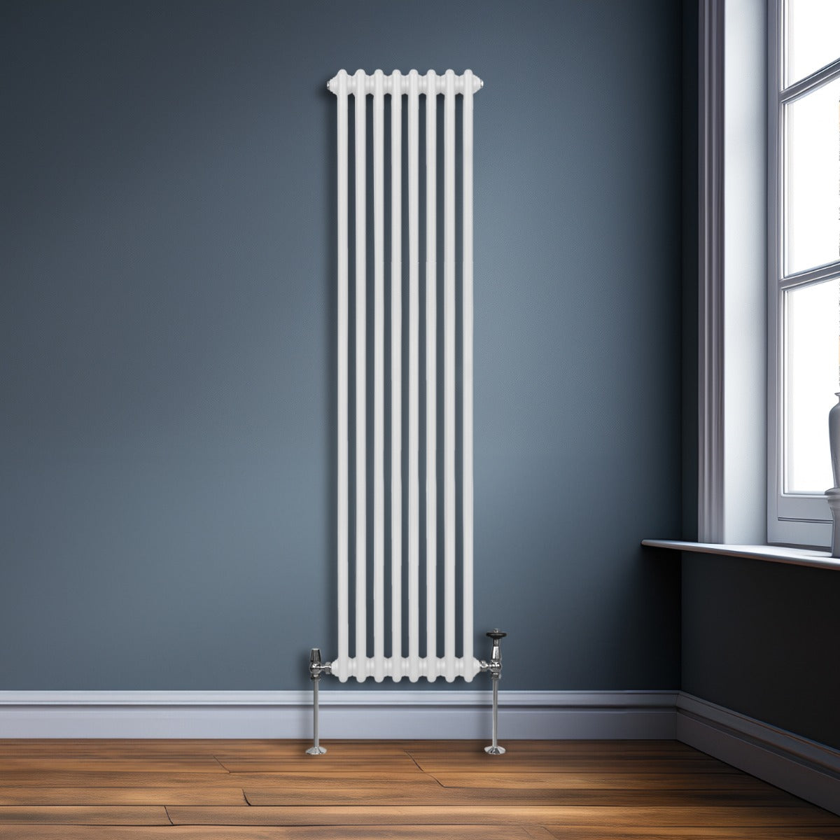 Radiateur Traditionnel à Double Colonne – 1800 x 382 mm – Blanc