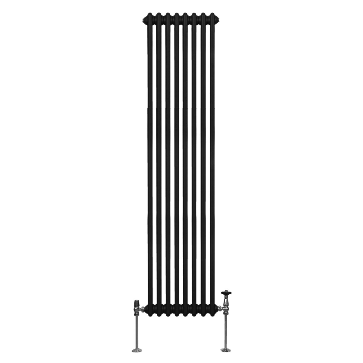 Radiateur Traditionnel à Double Colonne – 1800 x 382 mm – Noir