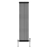 Radiateur Traditionnel à Double Colonne – 1800 x 382 mm – Noir