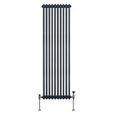 Radiateur Traditionnel à Double Colonne – 1800 x 472 mm – Gris Anthracite