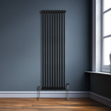 Radiateur Traditionnel à Double Colonne – 1800 x 472 mm – Noir