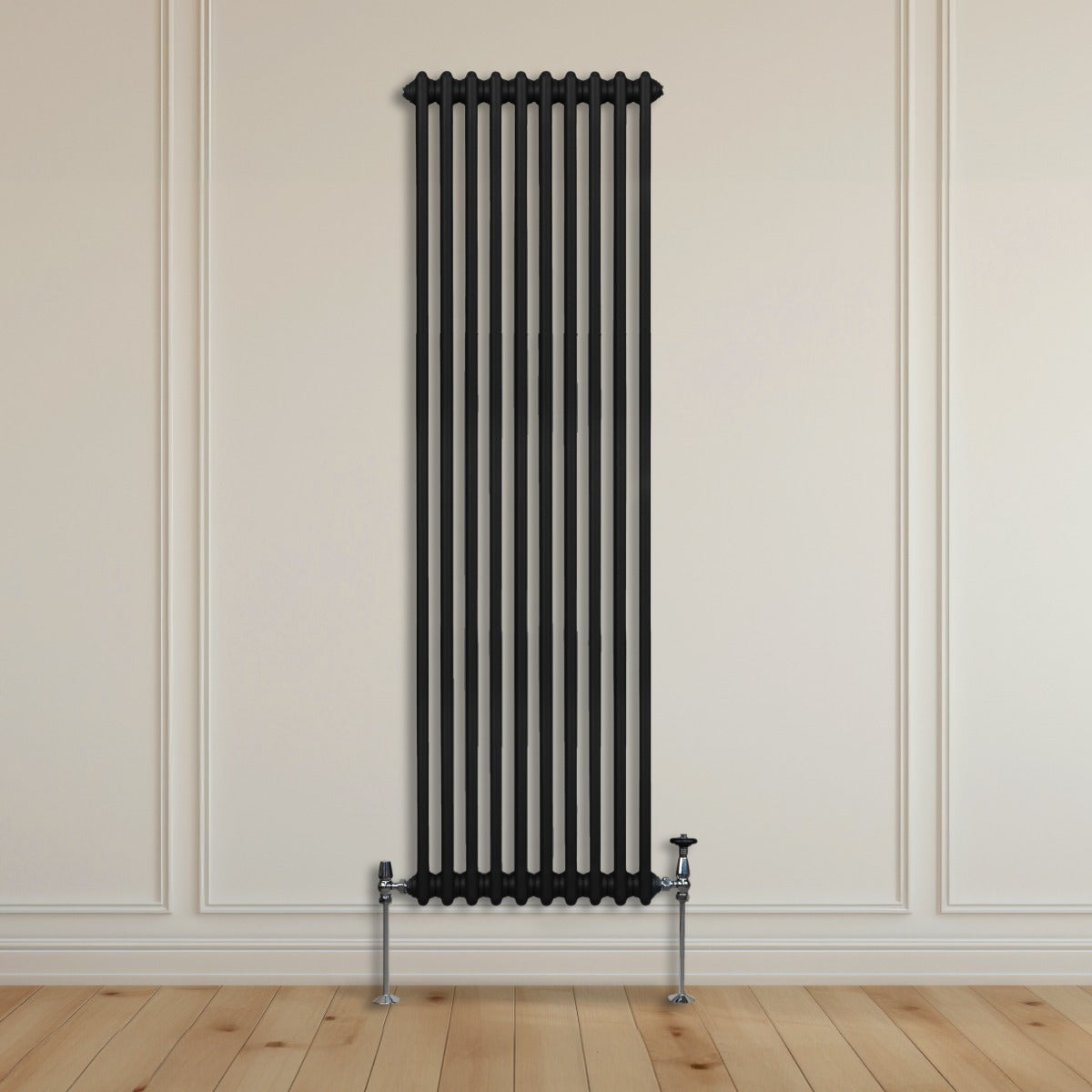 Radiateur Traditionnel à Double Colonne – 1800 x 472 mm – Noir