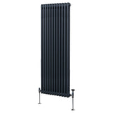 Radiateur Traditionnel à Double Colonne – 1800 x 562 mm – Gris Anthracite