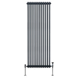 Radiateur Traditionnel à Double Colonne – 1800 x 562 mm – Gris Anthracite