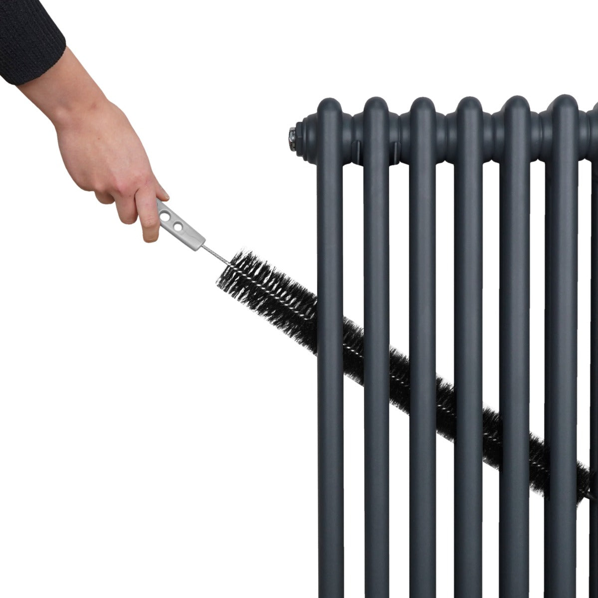 Radiateur Traditionnel à Double Colonne – 1800 x 562 mm – Gris Anthracite