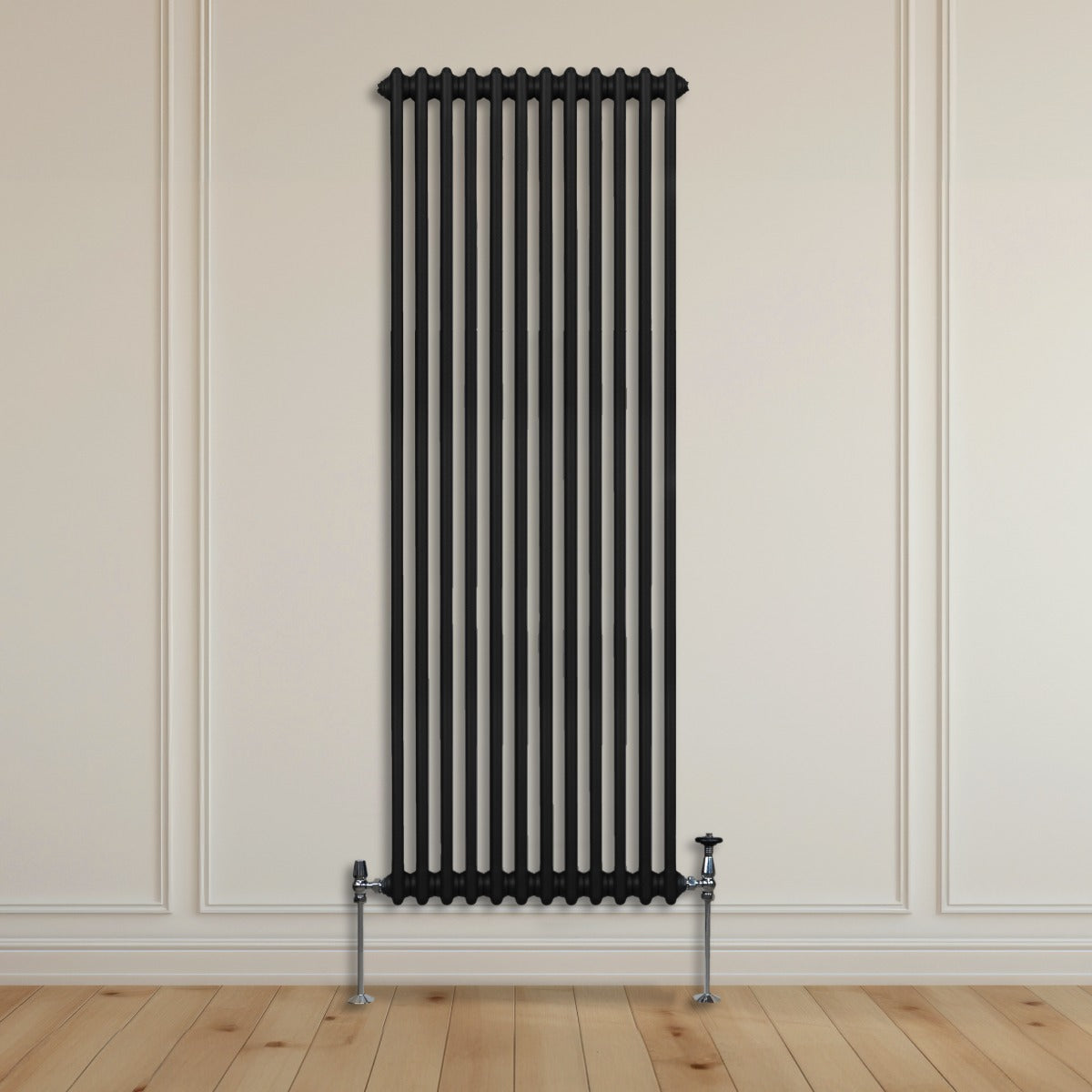 Radiateur Traditionnel à Double Colonne – 1800 x 562 mm – Noir