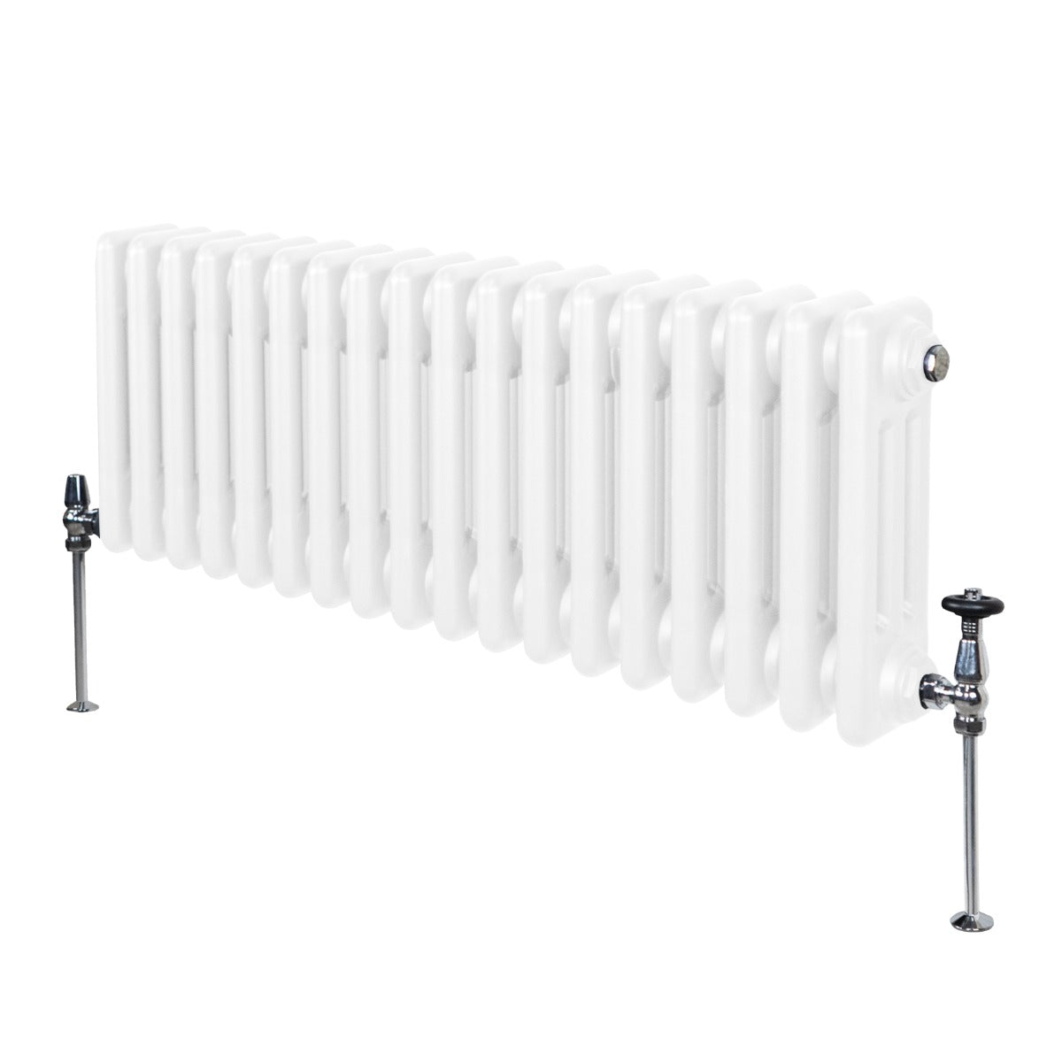 Radiateur Traditionnel à Triple Colonne – 300 x 832 mm – Blanc